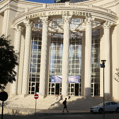 Albanian College Durres logo